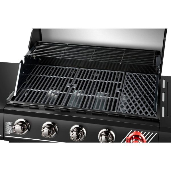 DGH474CRP 5-Burner Propane Gas Grill in Matte Black with TriVantage Multifunctional Cooking System - Image 5
