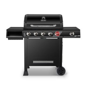 DGH474CRP 5-Burner Propane Gas Grill in Matte Black with TriVantage Multifunctional Cooking System