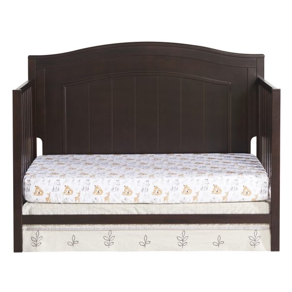 Oxford Baby North Bay 4-in-1 Convertible Crib, Espresso Brown, GREENGUARD Gold Certified, Wooden Crib - Image 10