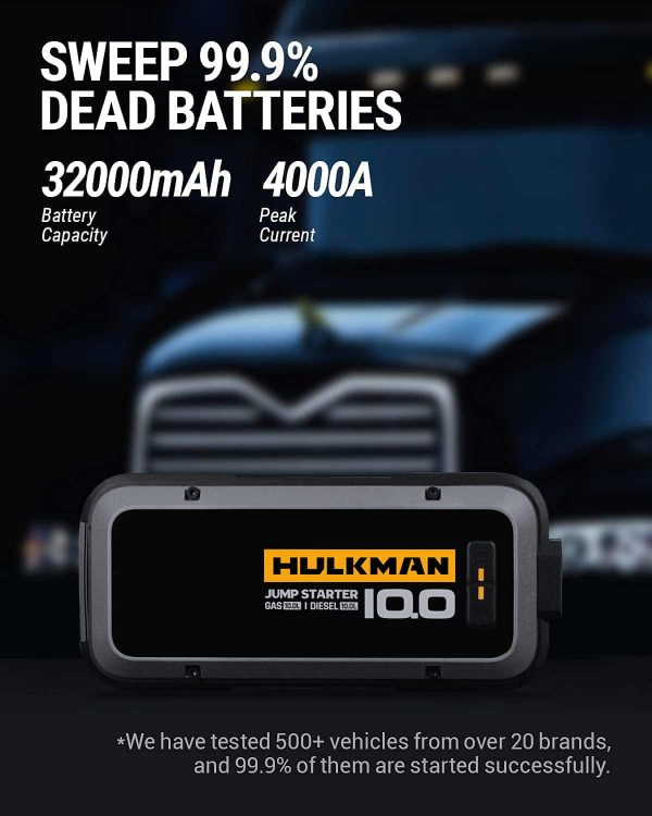 HULKMAN Jump Starter for Gas and Diesel Engines - Image 3