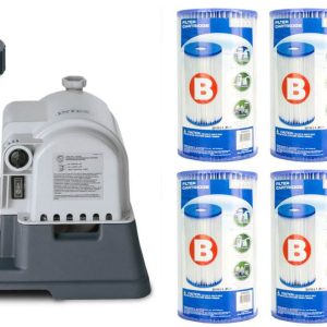 2500 GPH Krystal Clear Pool Filter Pump w/ GCFI   6 Type B Cartridges