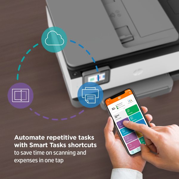 Office 8025e All-in-One Wireless Color Inkjet Printer   6 months free Instant Ink with + - Image 12
