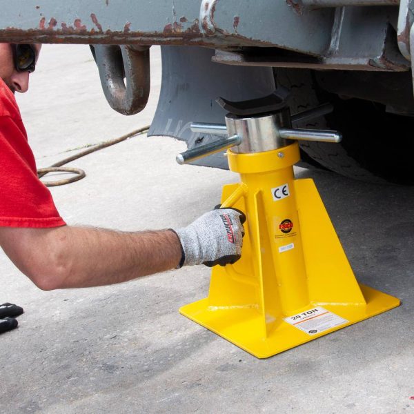 10802 20-Ton Heavy-Duty Screw Style Jack Stand (Short) - Image 6