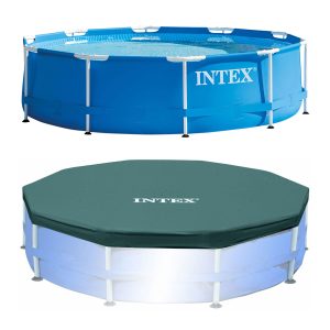 10  x 2.5  Circle 10  Deep Metal Frame Above Ground Pool