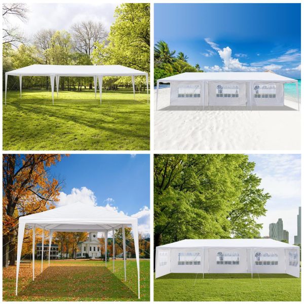 Zimtown 10 x30  Canopy install Gazebo Wedding Party Tent with Removable Sidewall Outdoor - Image 6