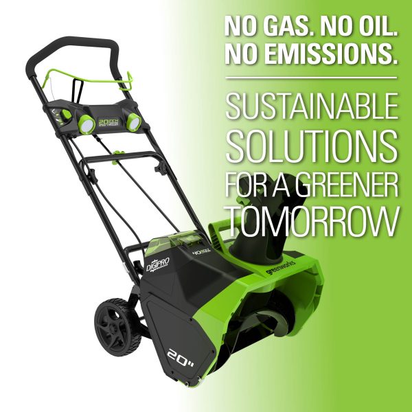 40V 20-inch Brushless Snow Thrower, Battery Not Included, 2601102 - Image 10