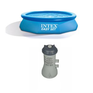 10’ x 30   Above Ground Inflatable Pool and Cartridge Filter Pump System
