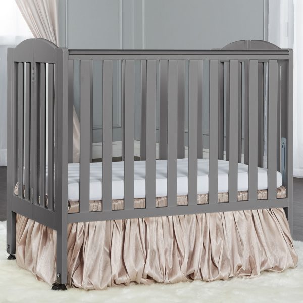 , 2-in-1 Folding Crib in Storm Grey - Image 14