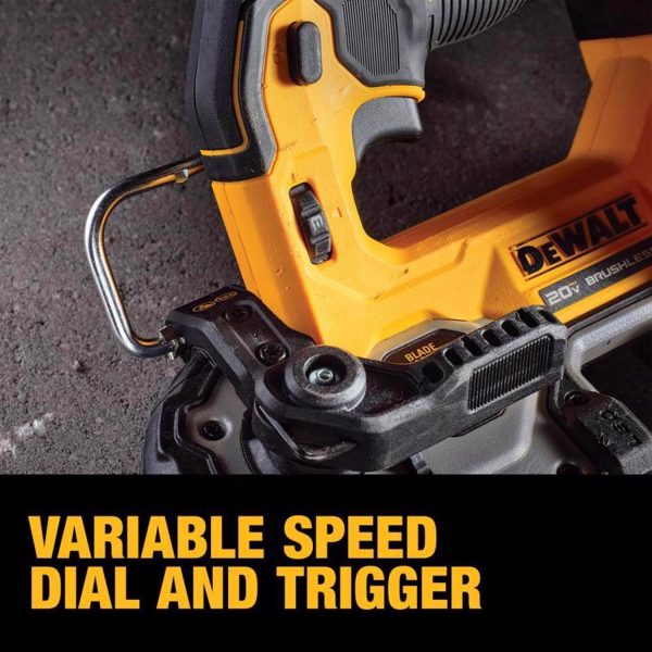 DeWalt 20V MAX ATOMIC Cordless Brushless Compact Band Saw Kit (Battery   Charger) - Image 5