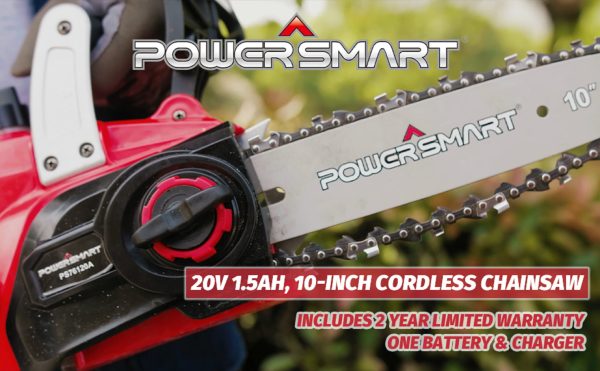 PS76120A 10 inch 20 V Cordless Chain Saw - Image 7