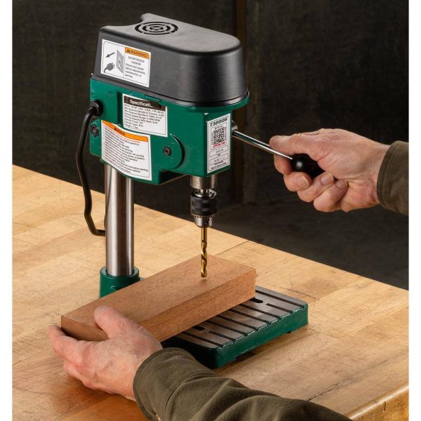 Industrial T32006 8-3/4 in. Variable-Speed Mini Benchtop Drill Press with 1/4 in. Chuck Capacity - Image 5
