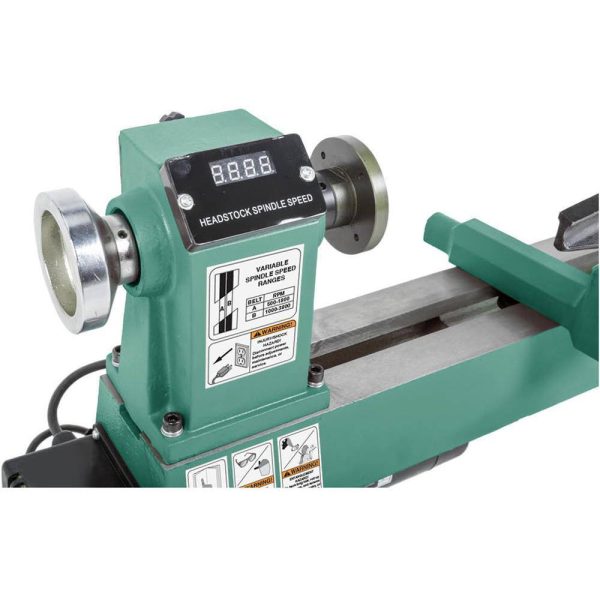 Industrial T25926 10 in. x 18 in. Variable-Speed Benchtop Wood Lathe - Image 3