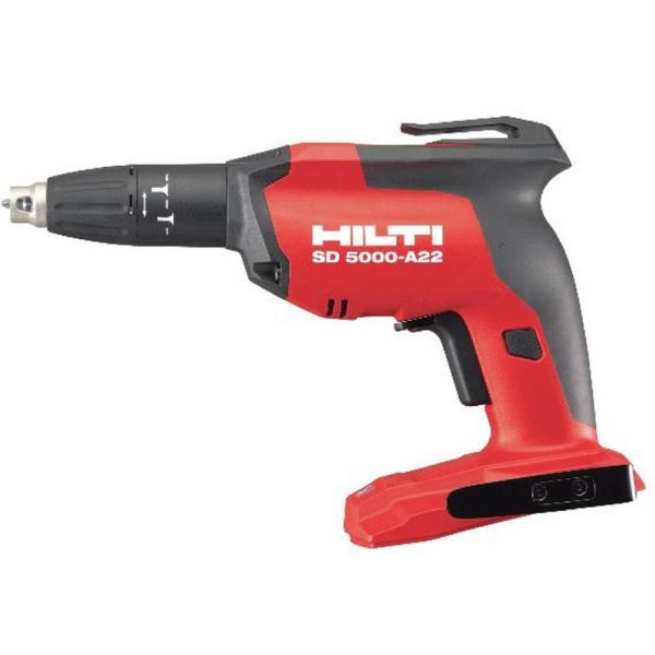 Hilti 3661502 22-Volt Cordless Brushless SD 5000 Drywall Screwdriver Kit with Charger, (2) 2.6 Ah Batteries Pack, Bit, and Bag - Image 4