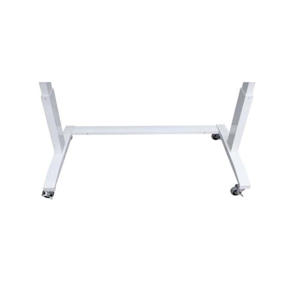 HOLT4602BJ2 46 in. Adjustable Height Work Table with 2-Drawers in White - Image 10