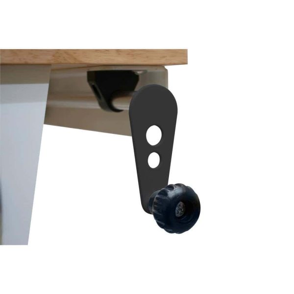 HOLT4602BJ2 46 in. Adjustable Height Work Table with 2-Drawers in White - Image 13