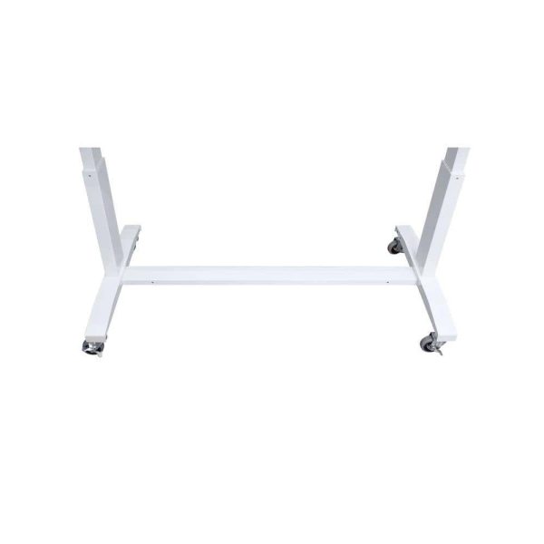 HOLT4602BJ2 46 in. Adjustable Height Work Table with 2-Drawers in White - Image 7