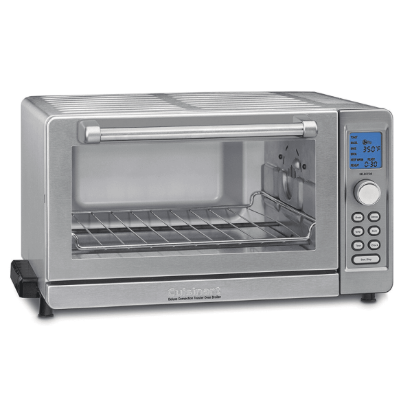 TOB-135N Deluxe Convection Toaster Oven Broiler, Brushed Stainless, Silver