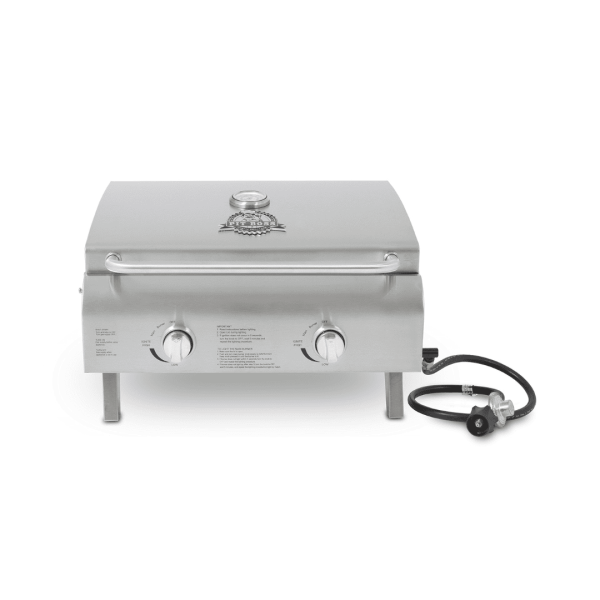 Grills 75275 Stainless Steel Two-Burner Portable Grill