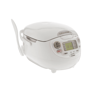 Zojirushi NS-ZCC10 Neuro Fuzzy Cooker, 5.5-Cup uncooked rice / 1L, White