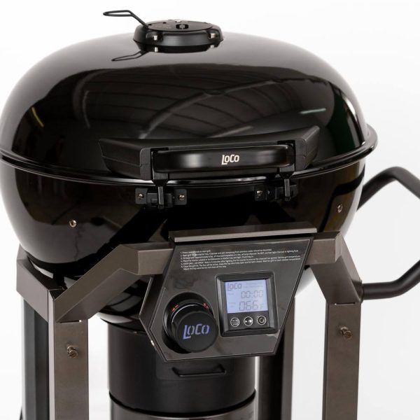LOCO 2023060113 22 in. SmartTemp Kettle Charcoal Grill in Black with Stand - Image 6