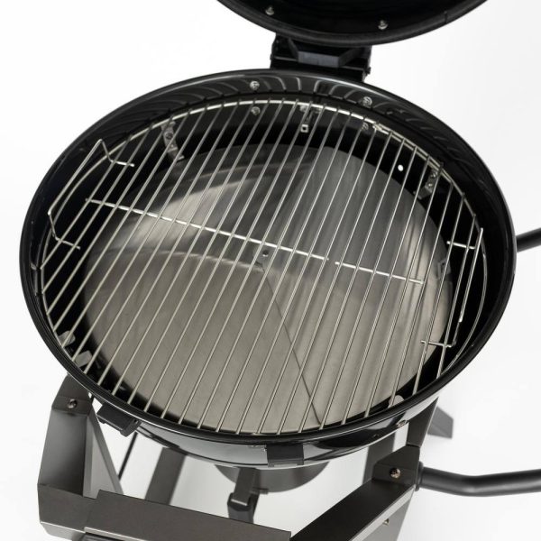 LOCO 2023060113 22 in. SmartTemp Kettle Charcoal Grill in Black with Stand - Image 9