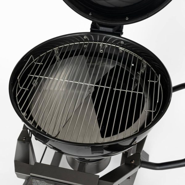 LOCO 2023060113 22 in. SmartTemp Kettle Charcoal Grill in Black with Stand - Image 8