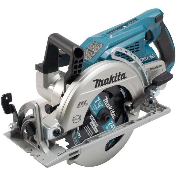 XSR01PT 18V X2 LXT 5.0Ah Lithium-Ion (36V) Brushless Cordless Rear Handle 7-1/4 in. Circular Saw Kit - Image 5