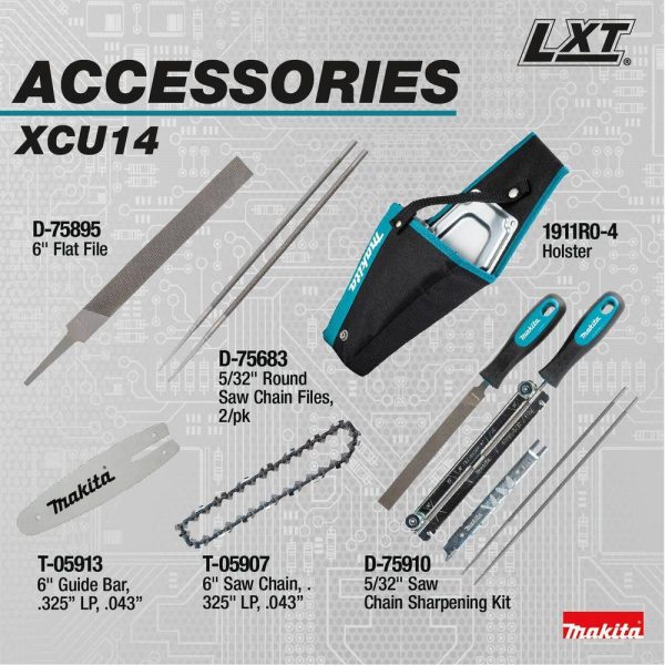 XCU14Z 18-Volt  Lithium-Ion Brushless Cordless 6 in. Chain Saw (Tool Only) - Image 8