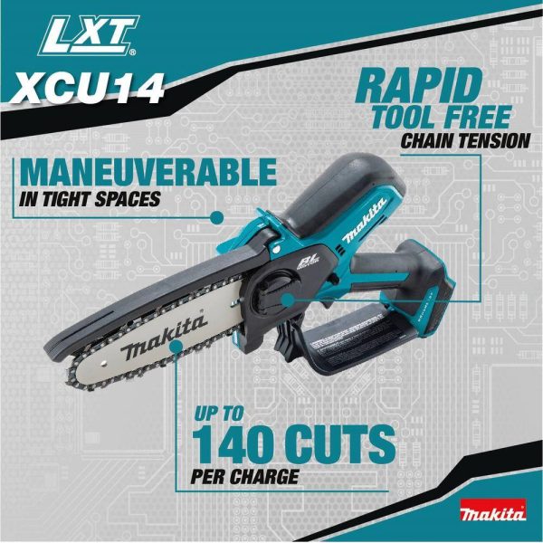 XCU14Z 18-Volt  Lithium-Ion Brushless Cordless 6 in. Chain Saw (Tool Only) - Image 2