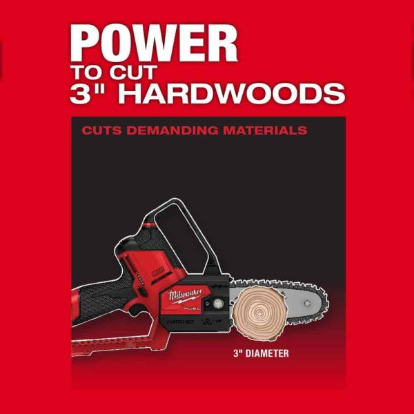 M12 FUEL 6 in. 12-Volt Lithium-Ion Brushless Electric Corldess Battery Pruning Saw HATCHET (Tool-Only) - Image 11