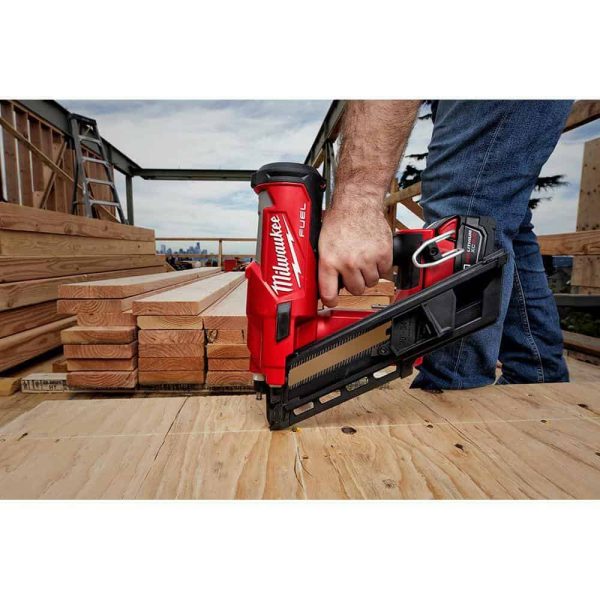 2745-21 M18 FUEL 3-1/2 in. 18-Volt 30-Degree Lithium-Ion Brushless Cordless Framing Nailer Kit with 5.0 Ah Battery Charger, Bag - Image 10
