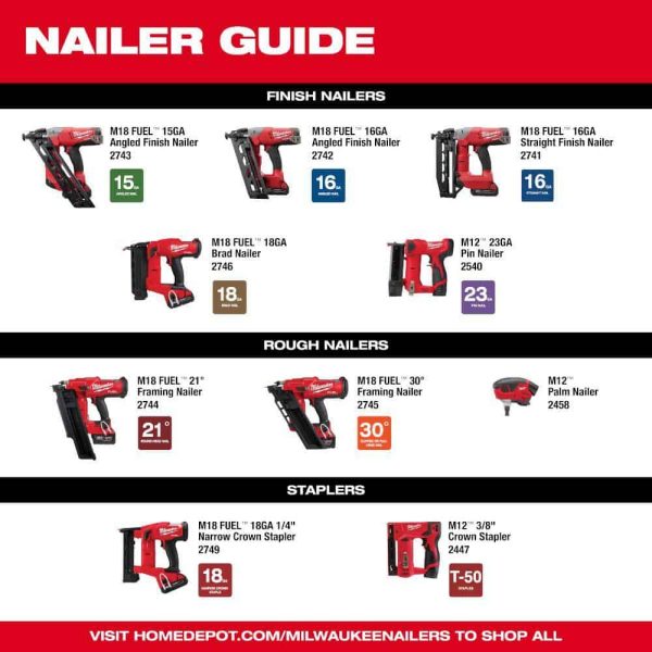 2745-21 M18 FUEL 3-1/2 in. 18-Volt 30-Degree Lithium-Ion Brushless Cordless Framing Nailer Kit with 5.0 Ah Battery Charger, Bag - Image 11