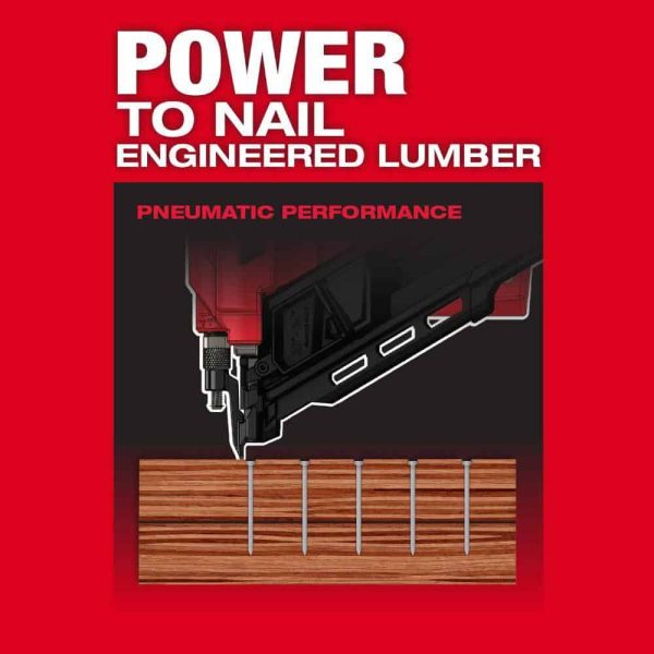 2745-21 M18 FUEL 3-1/2 in. 18-Volt 30-Degree Lithium-Ion Brushless Cordless Framing Nailer Kit with 5.0 Ah Battery Charger, Bag - Image 6