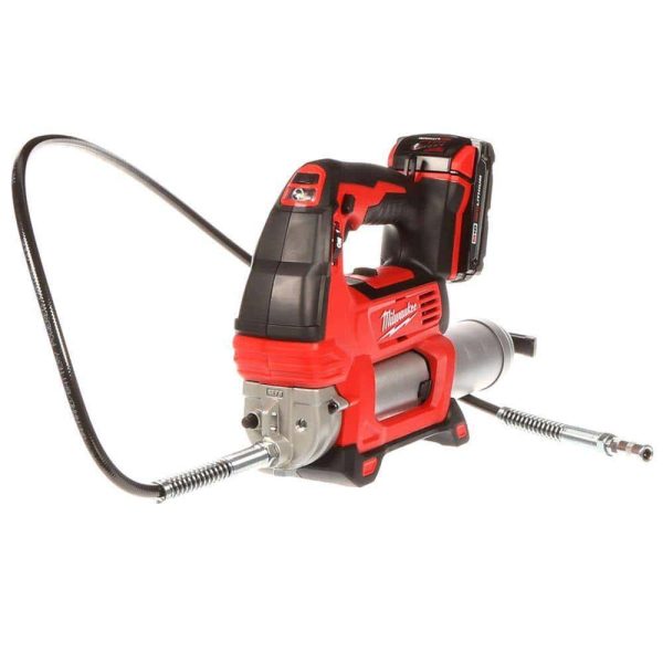 2646-21CT-48-11-1820 M18 18V Lithium-Ion Cordless 2-Speed Grease Gun Kit with M18 2.0 Ah Compact Battery - Image 4