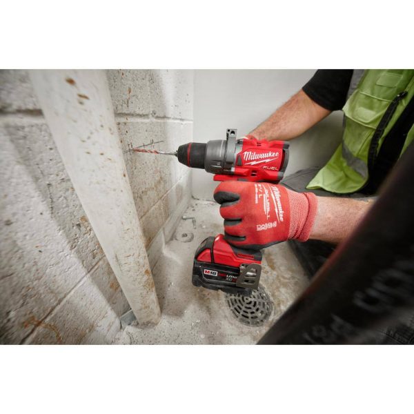 2904-22 M18 FUEL 18V Lithium-Ion Brushless Cordless 1/2 in. Hammer Drill Driver Kit with Two 5.0 Ah Batteries and Hard Case - Image 11