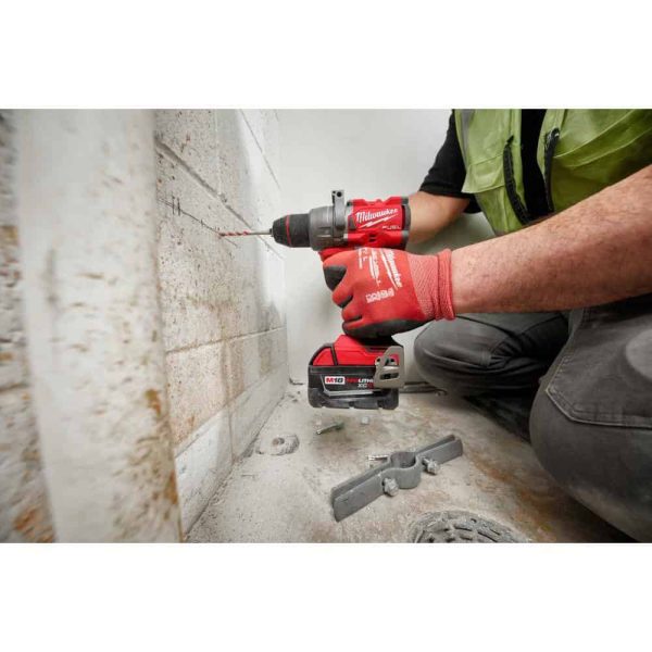 2904-22-48-11-1850 M18 Fuel 18-V Lithium-Ion Brushless Cordless 1/2 in. Hammer Drill Driver Kit with (3) 5.0 Ah Batteries and Hard Case - Image 10
