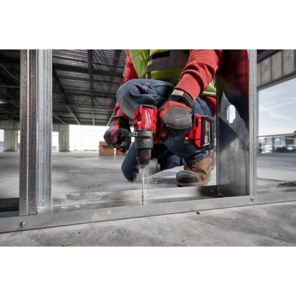 2904-22-48-11-1850 M18 Fuel 18-V Lithium-Ion Brushless Cordless 1/2 in. Hammer Drill Driver Kit with (3) 5.0 Ah Batteries and Hard Case - Image 9