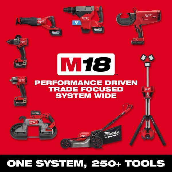 2904-22 M18 FUEL 18V Lithium-Ion Brushless Cordless 1/2 in. Hammer Drill Driver Kit with Two 5.0 Ah Batteries and Hard Case - Image 12