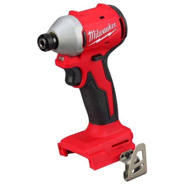 3650-21P M18 18-Volt Lithium-Ion Compact Brushless Cordless 1/4 in. Impact Driver Kit with One 2.0 Ah Battery, Charger   Tool Bag - Image 9