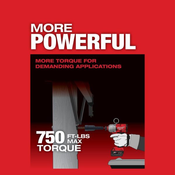 2865-20 M18 FUEL ONE-KEY 18V Lithium-Ion Brushless Cordless 7/16 in. High Torque Impact Wrench (Tool-Only) - Image 6