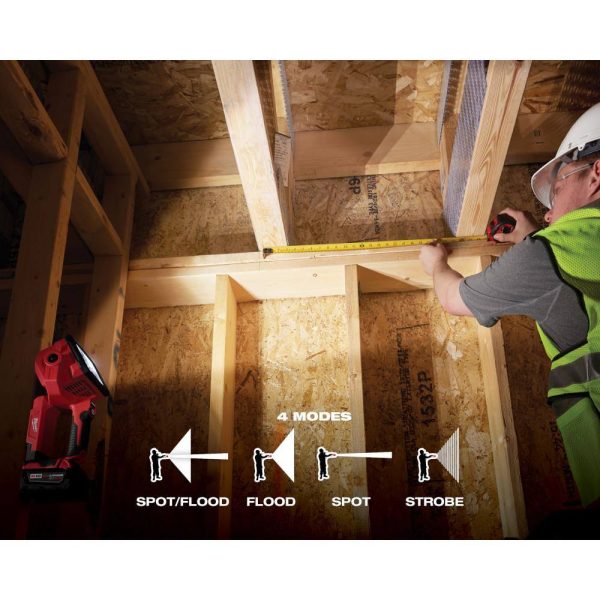 2354-20 M18 18-Volt 1250 Lumens Lithium-Ion Cordless Search Light (Tool-Only) - Image 3