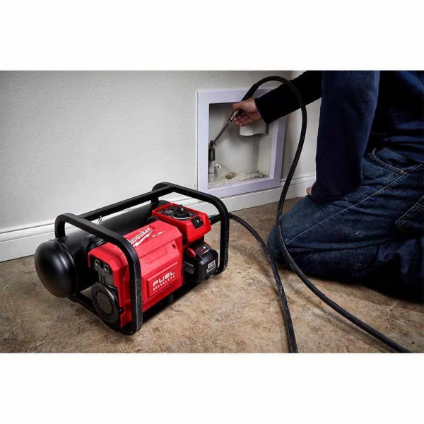 2840-20 M18 FUEL 18-Volt Lithium-Ion Brushless Cordless 2 Gal. Electric Compact Quiet Compressor (Tool-Only) - Image 9