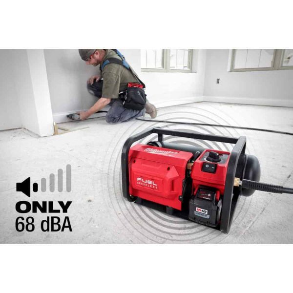 2840-20 M18 FUEL 18-Volt Lithium-Ion Brushless Cordless 2 Gal. Electric Compact Quiet Compressor (Tool-Only) - Image 7