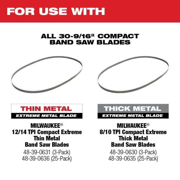 2529-21XC-2457-20 M12 FUEL 12V Lithium-Ion Cordless Compact Band Saw XC Kit with 3/8 in. Ratchet - Image 5
