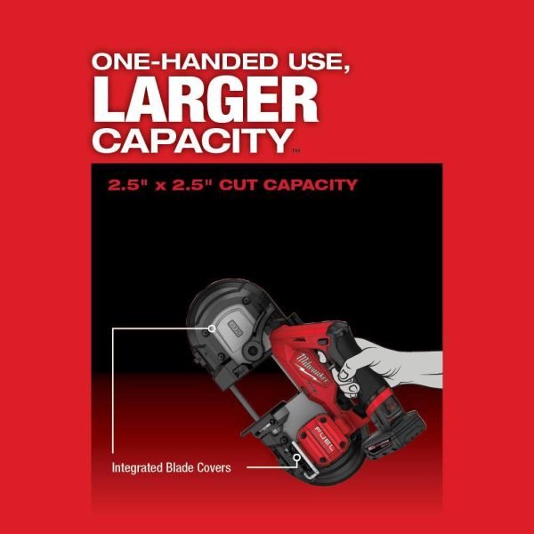 2529-21XC-2457-20 M12 FUEL 12V Lithium-Ion Cordless Compact Band Saw XC Kit with 3/8 in. Ratchet - Image 4