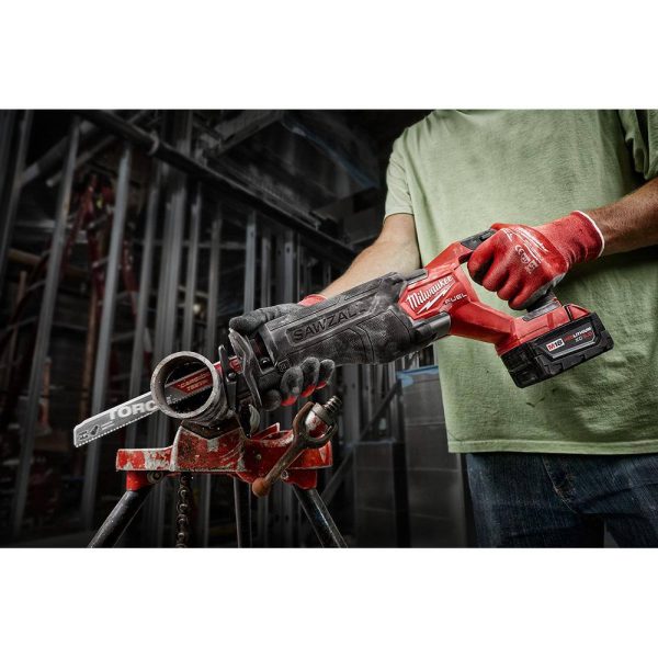 2821-22 M18 FUEL 18V Lithium-Ion Brushless Cordless SAWZALL Reciprocating Saw Kit w/Two 5.0 Ah Batteries Charger   Hard Case - Image 14
