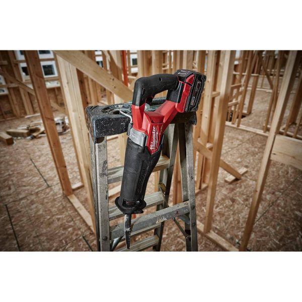 2821-22 M18 FUEL 18V Lithium-Ion Brushless Cordless SAWZALL Reciprocating Saw Kit w/Two 5.0 Ah Batteries Charger   Hard Case - Image 11