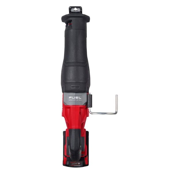 2821-22 M18 FUEL 18V Lithium-Ion Brushless Cordless SAWZALL Reciprocating Saw Kit w/Two 5.0 Ah Batteries Charger   Hard Case - Image 8