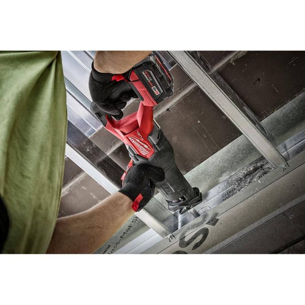 2821-22 M18 FUEL 18V Lithium-Ion Brushless Cordless SAWZALL Reciprocating Saw Kit w/Two 5.0 Ah Batteries Charger   Hard Case - Image 12