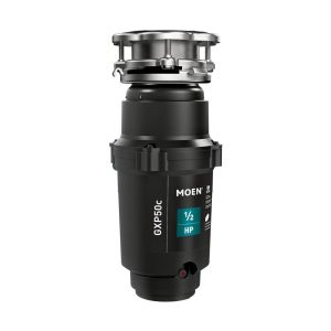MOEN GXP50C Prep Series 1/2 HP Continuous Feed Garbage Disposal with Power Cord and Universal Mount